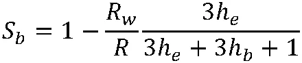 als he < 0 dan Sb = 1