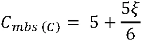 als ξ ≤ 0 : met Cmbs C ≥ 0 6.8