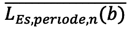 dB A Deelbijdrage aan de geluidbelasting voor de meteorologische nacht van een enkel schot van een bron b als gewogen gemiddelde over 27 meteorologische klassen. De juridische beoordelingsperiode dag, avond of nacht is alleen relevant als een geluidbelasting < 50 dB A wordt berekend zie hoofdstuk 6