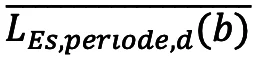 dB A Deelbijdrage aan de geluidbelasting voor de meteorologische dag van een enkel schot van een bron b als gewogen gemiddelde over 27 meteorologische klassen. De juridische beoordelingsperiode dag, avond of nacht is alleen relevant als een geluidbelasting < 50 dB A wordt berekend zie hoofdstuk 6 .